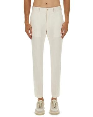 BOSS Slim-Fit Trousers - Natural