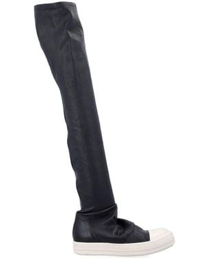 Rick Owens Over-Knee Boots - Negro