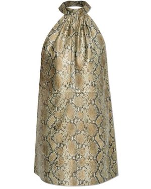 Gestuz Kleedjes ,Leer Gzfeliza Jurk - Metallic