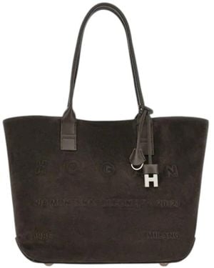 Hogan Address Shopping Bag - Zwart