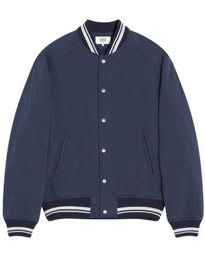 Maison Kitsuné Bomber Jackets - Blue