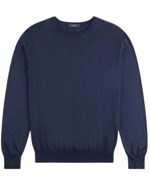 Fay Round-Neck Knitwear - Bleu