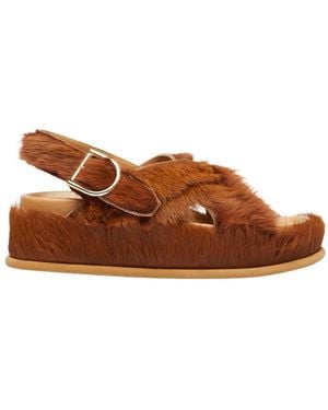 Dries Van Noten Flat Sandals - Brown