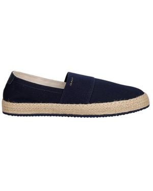 GANT Raffiaville Espadrilles - Blauw