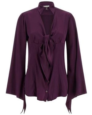 DI.LA3 PARI' Nodo Shirt - Lila