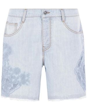 Ermanno Scervino Denim Shorts - Blue