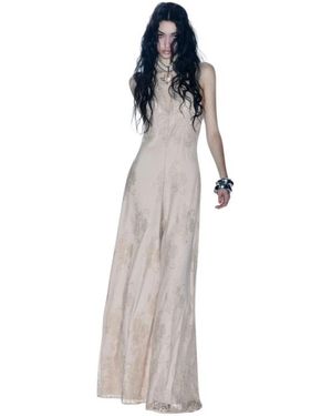 Aniye By Jumpsuits & Playsuits ,Katoen Long Lace Jumpsuit - Naturel