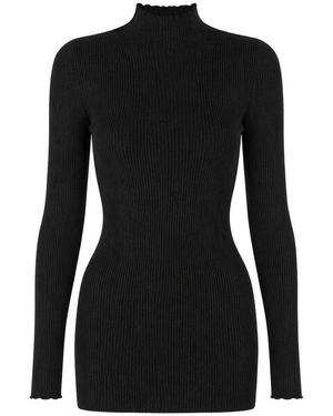 Rick Owens Rollkragenpullover - Schwarz