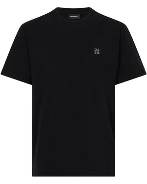 DSquared² Tops ,Zwart ,T-Shirt