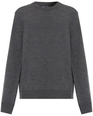 Dolce & Gabbana Truien & Vesten ,Grijs ,Wol Wool Sweater