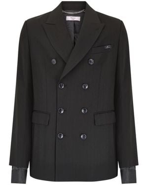 Martine Rose Double-Breasted Coats - Black