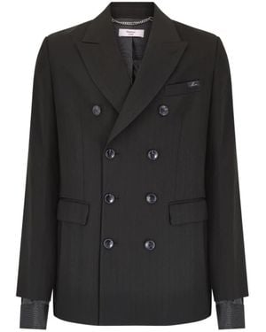 Martine Rose Double-Breasted Coats - Black