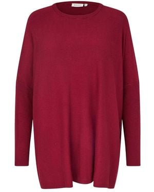 Masai Rundhals-Strickware - Rot