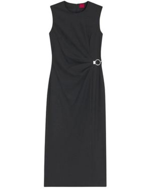 HUGO Midi Dresses - Negro