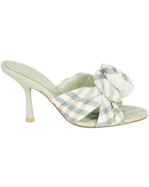 Burberry Heeled Mules - Neutro