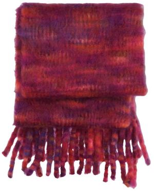 Roberto Collina Accessoires ,Roze ,Wol Sjaal - Paars
