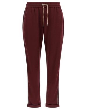 Brunello Cucinelli Sweatpants - Rojo