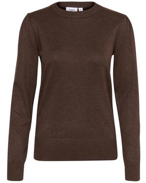 Saint Tropez Round-Neck Knitwear - Marrone