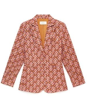 Maliparmi Graphic Orbit Blazer - Rood