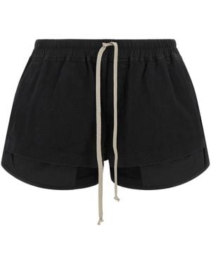 Rick Owens Short Shorts - Negro