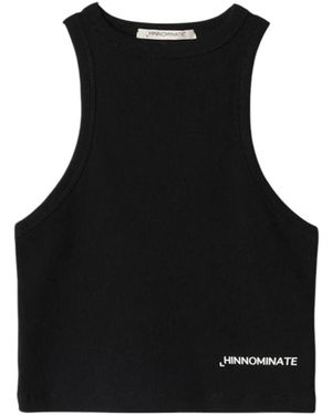 hinnominate Crop Top Costine - Zwart