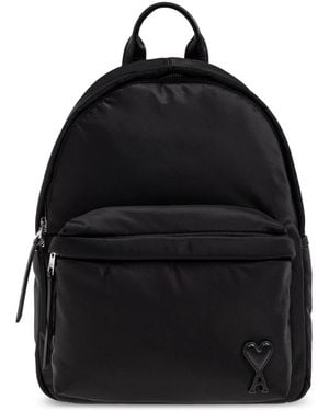 Ami Paris Backpacks - Black