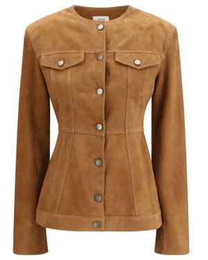 Haikure Leather Jackets - Brown