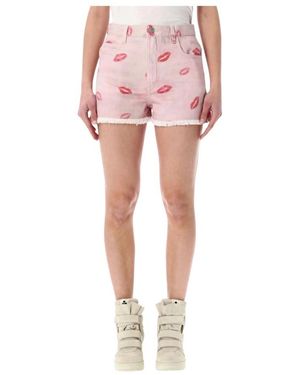 Isabel Marant Lesia Shorts - Roze