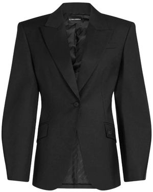 KARL LAGERFELD Tailored Blazer Met Ritsdetails - Zwart