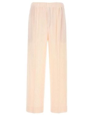 Issey Miyake Wide Pants - Natural