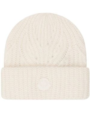 Moncler Textured Beanie - Naturel