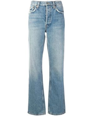 RE/DONE Straight Jeans - Azul
