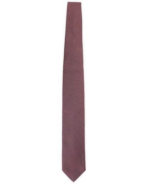 Lanvin Circle Dot Tie - Lila
