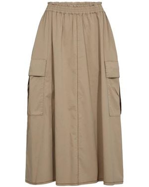 Mos Mosh Midi Skirts - Natural