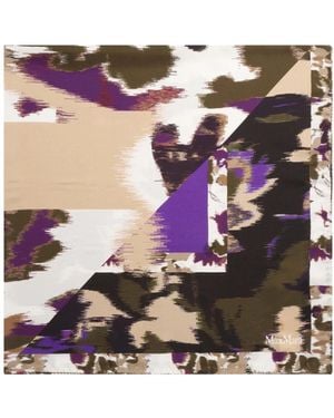 Max Mara Silky Scarves - Morado