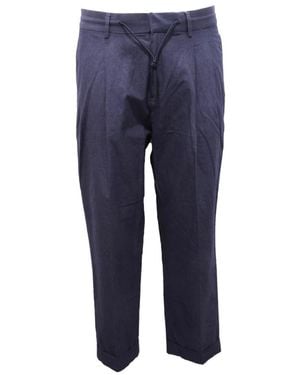 Scotch & Soda Cropped Trousers - Blue