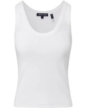 Veronica Beard Birke Scoopneck Tank Top - Wit