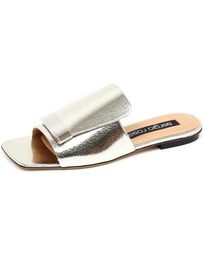 Sergio Rossi Sliders - White
