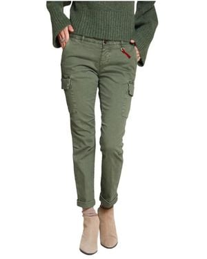 Mason's Slim-Fit Trousers - Green
