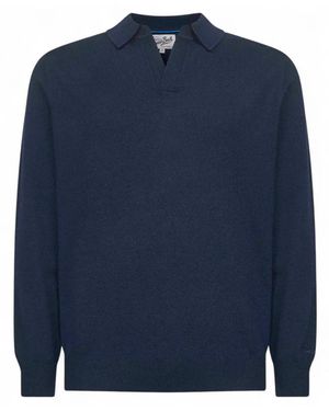 MC2 Saint Barth V-Neck Knitwear - Azul