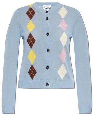 Ganni Cardigans - Blauw