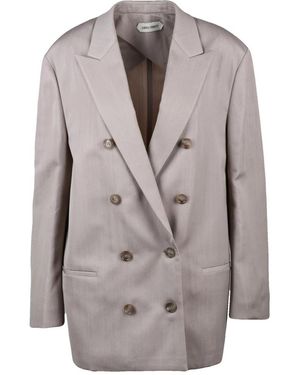 Alberta Ferretti Dubbele Jas - Grijs