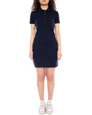 Lacoste Short Dresses - Blu