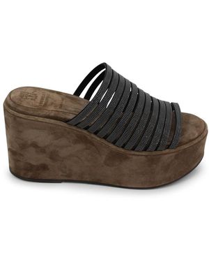 Brunello Cucinelli Wedges - Brown