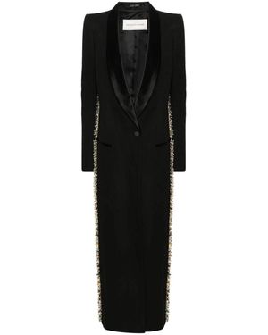 Dries Van Noten Single-Breasted Coats - Negro