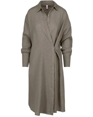 Bomboogie Shirt Dresses - Grey