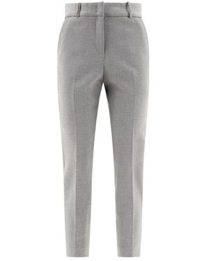 Peserico Maßgeschneiderte Graue Hose Für Frauen