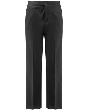 Hevò Straight Trousers - Black