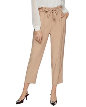 Vila Cropped Trousers - Neutro