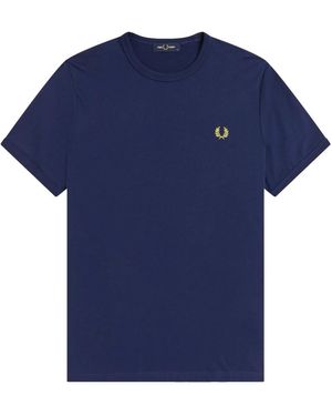 Fred Perry Tops ,Blauw ,T-Shirts